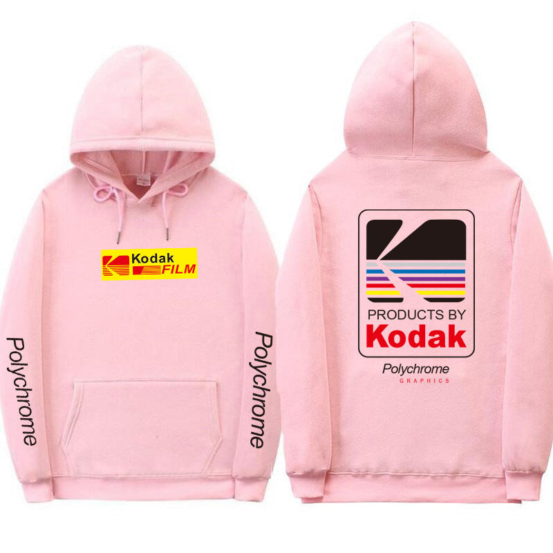 Street Hip Hop Kodak Hoodie Letters Print Sweatshirts
