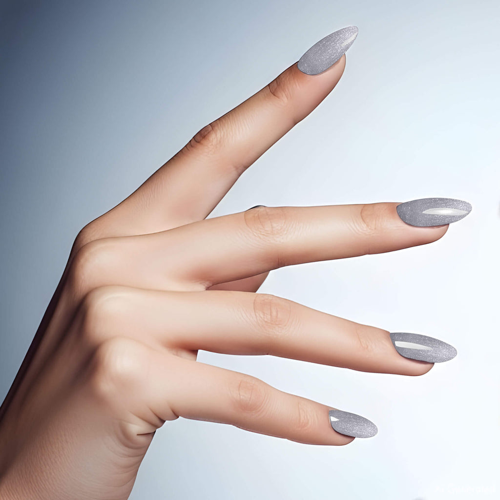 Gel Polish – Silver Purple Metallic – DN165 – 7ml – HEMA Free