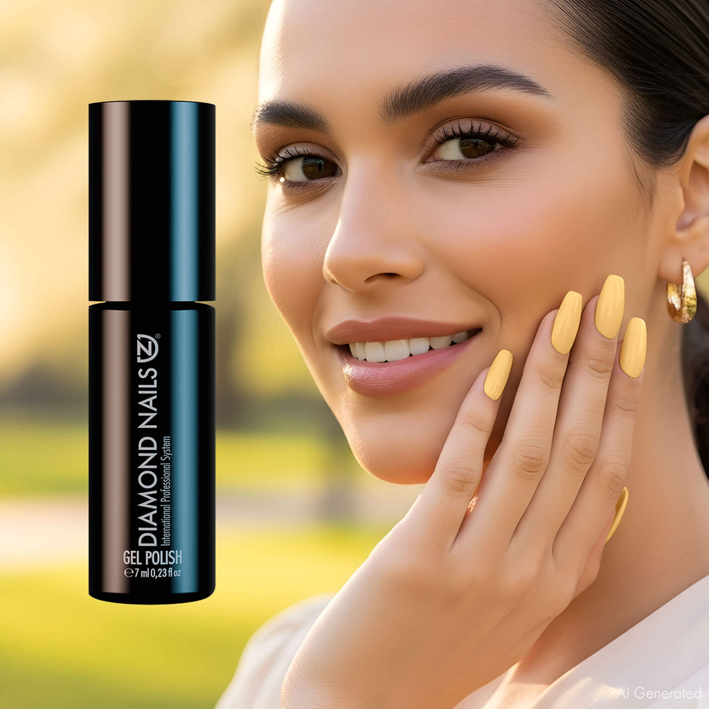 Gel Polish – Pastel Yellow – DN185 – 7ml – HEMA Free