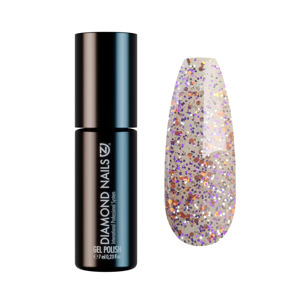 Gel Polish – Sparkling Purple Unicorn – DN228 – 7ml – HEMA Free