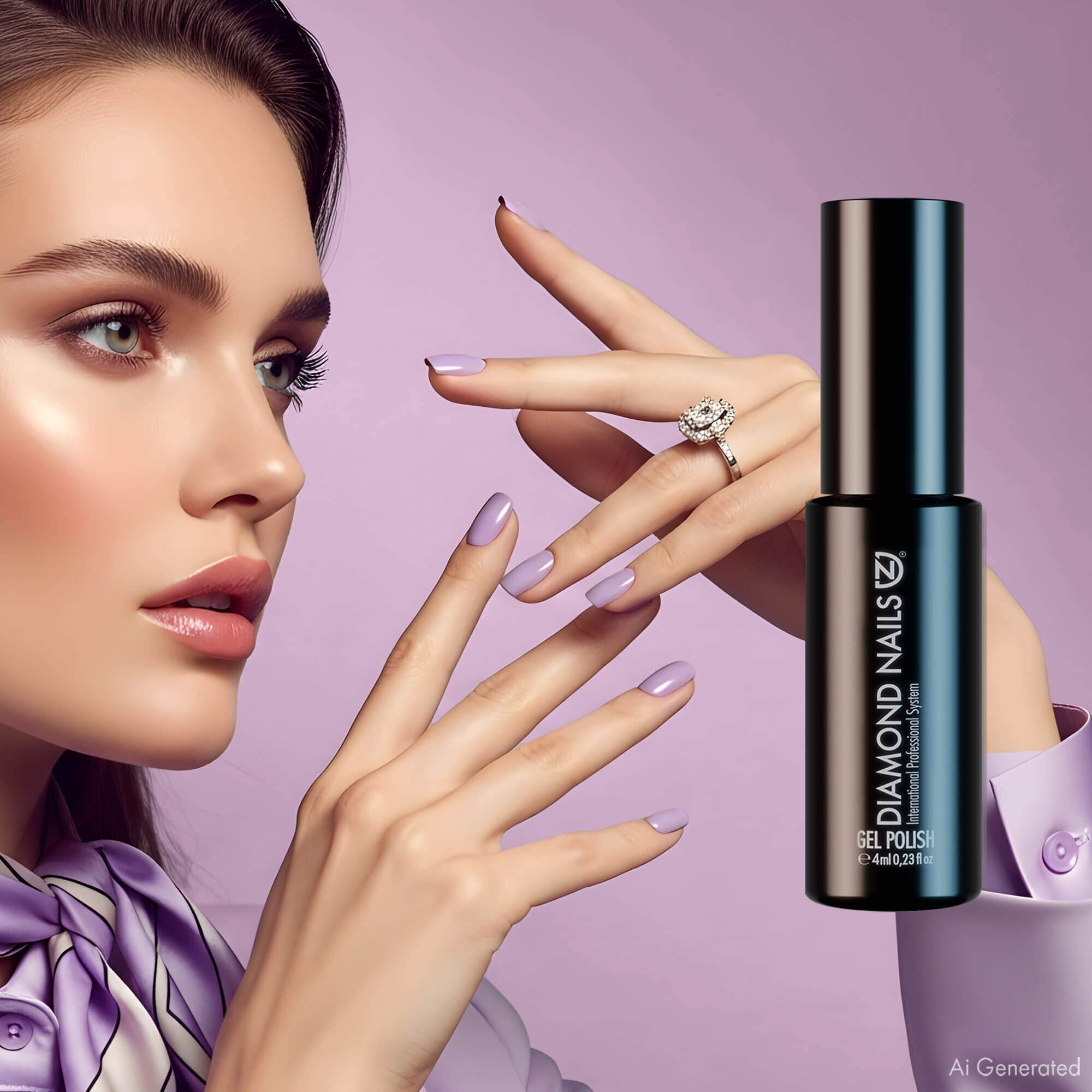 Gel Polish – Light Purple – DN204 – 4ml – HEMA Free