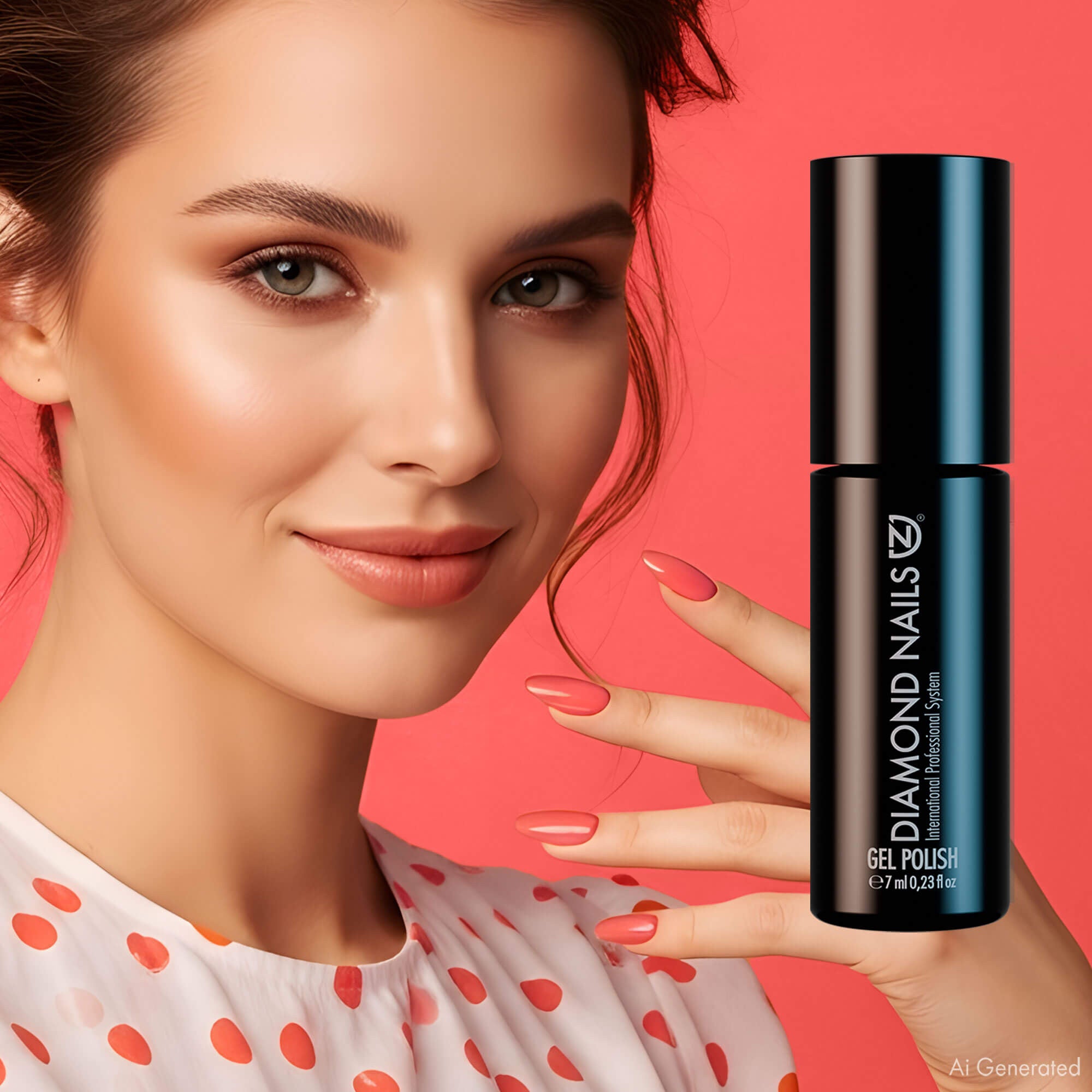 Gel Polish – Joyful Peach – DN251 – 7ml – HEMA Free