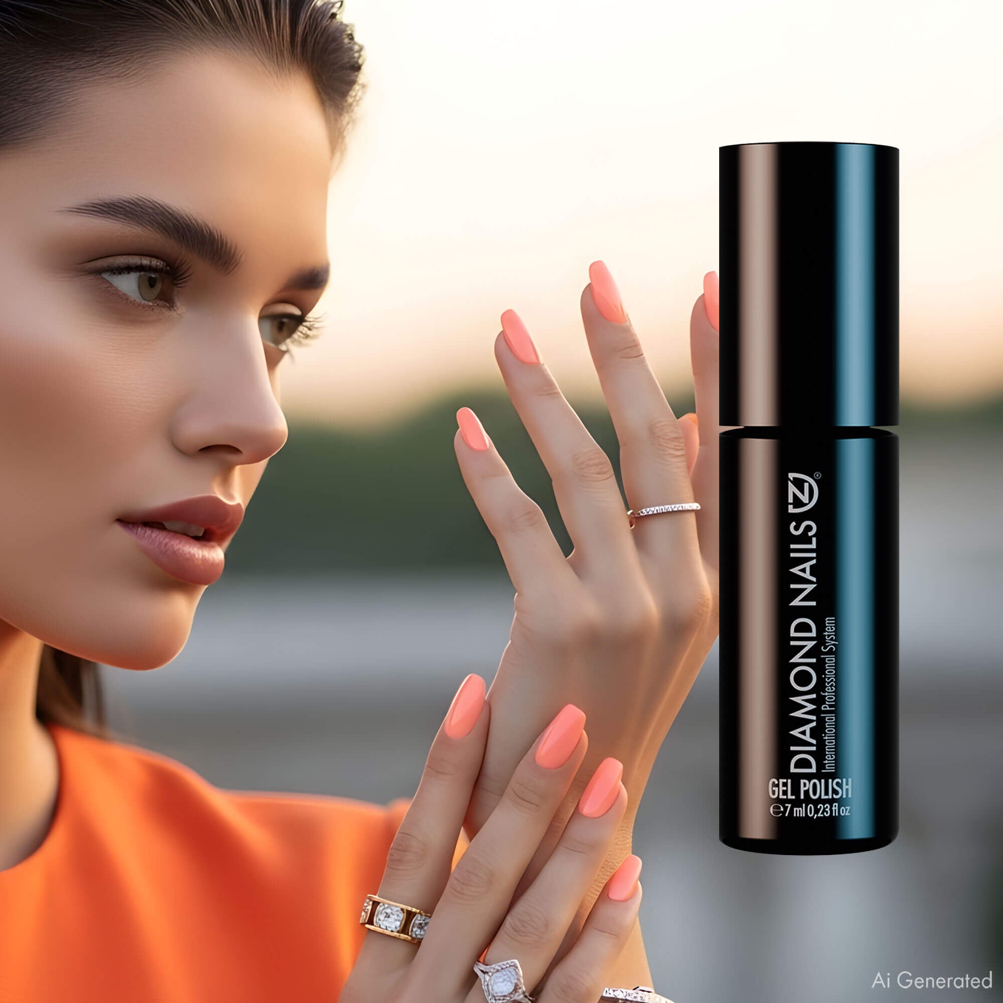 Gel Polish – Sexy Peach – DN261 – 7ml – HEMA Free