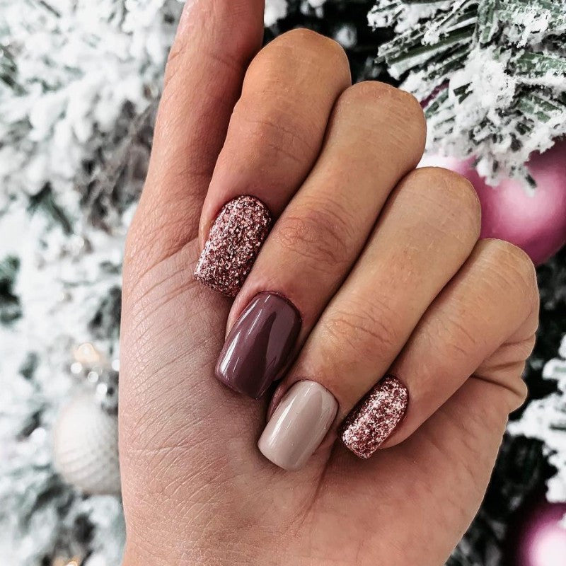 Gel Polish – Rose Gold (Big Glitters) – DN060 – 4ml – HEMA Free