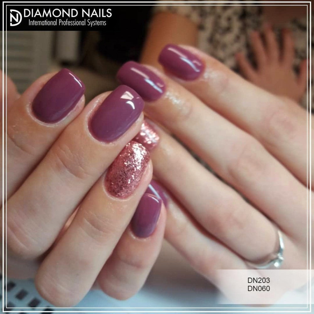 Gel Polish – Rose Gold (Big Glitters) – DN060 – 4ml – HEMA Free