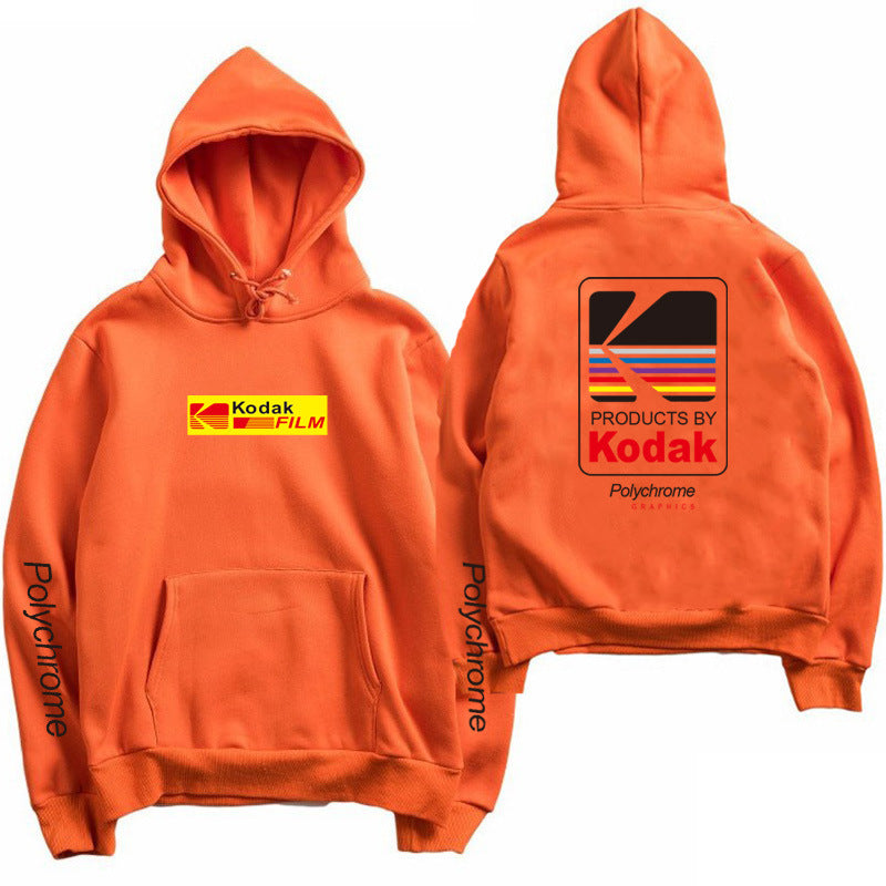 Street Hip Hop Kodak Hoodie Letters Print Sweatshirts