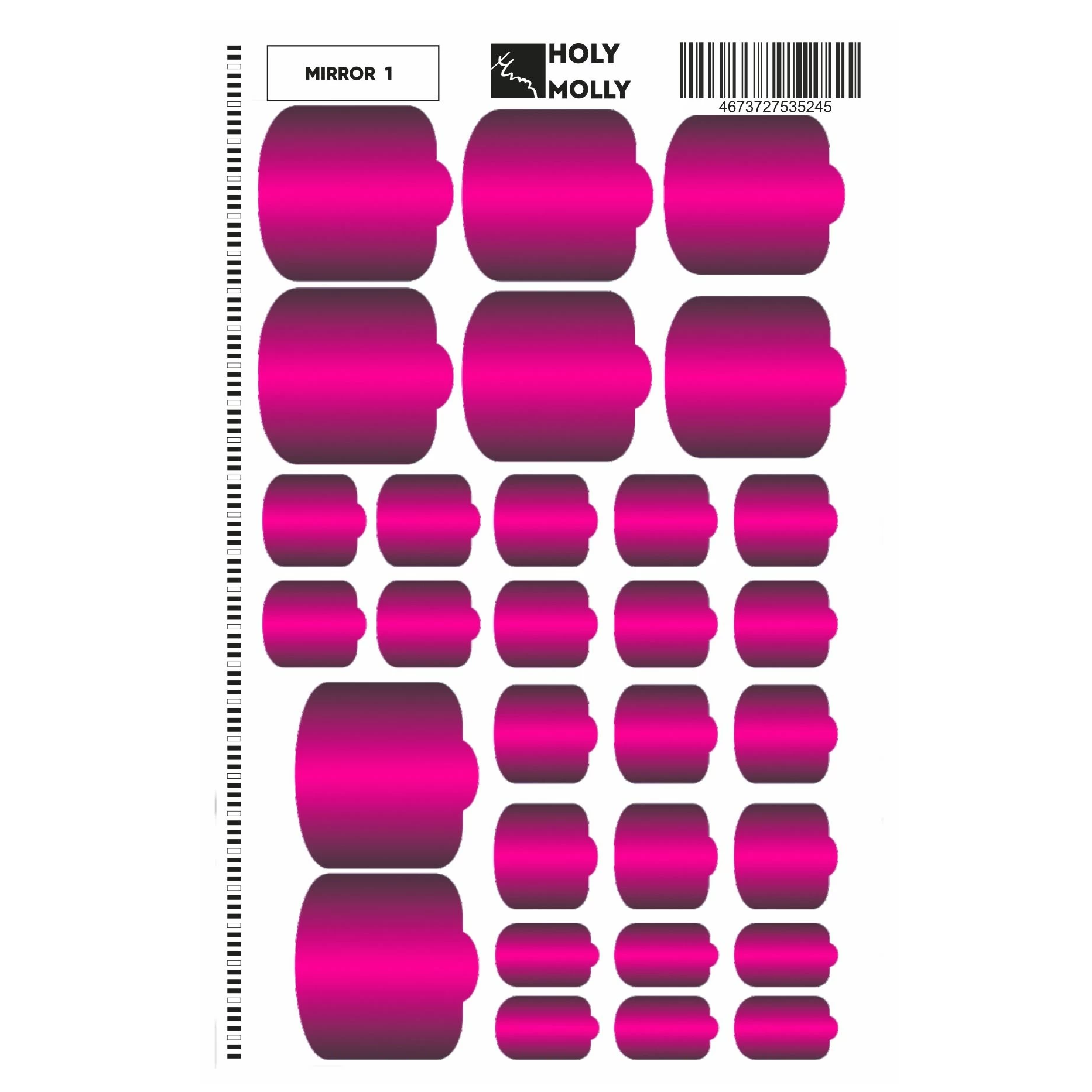 PEDICURE FILM MIRROR  #1- HOLY MOLLY