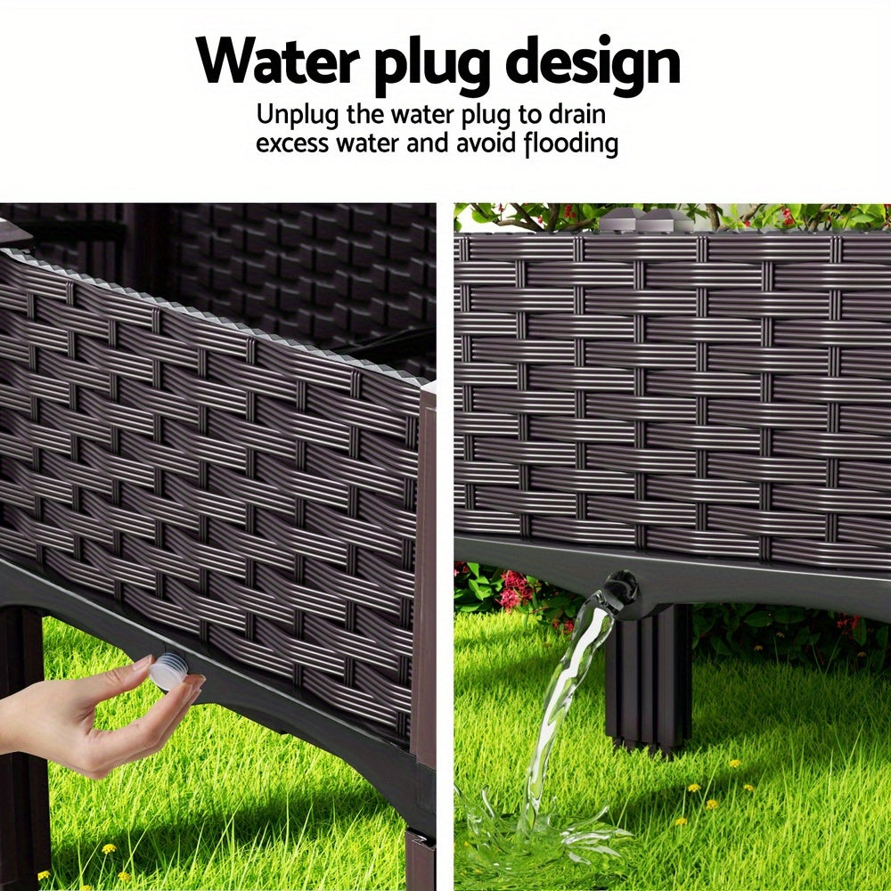 Raised Garden Bed Planter Box for Herbs & Vegetables