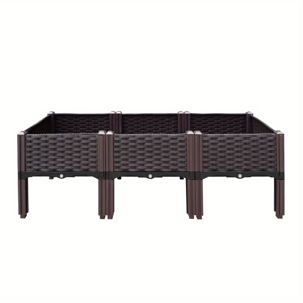 Raised Garden Bed Planter Box for Herbs & Vegetables