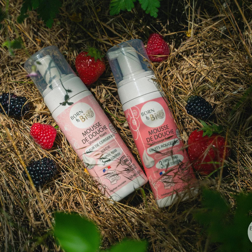 Mousse de Douche Fruits Rouges - Certifiée Bio