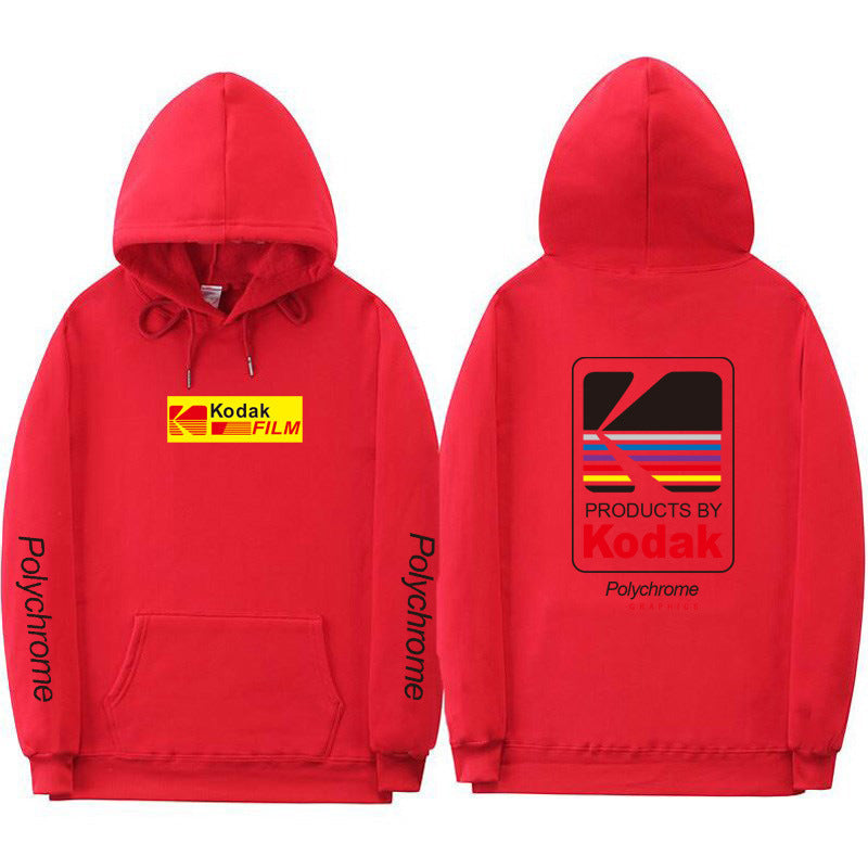 Street Hip Hop Kodak Hoodie Letters Print Sweatshirts
