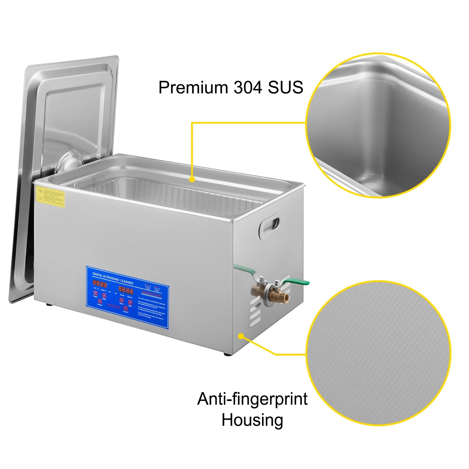 1.3L 2L 3L 6L 10L 15L 22L 30L Ultrasonic Cleaner Lave-Dishes Portable Washing Machine Diswasher Ultrasound Home Appliances