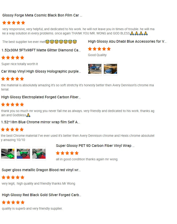 TPU Self-Adhesive Glossy Vinyl Car Color Changing Film Roll 99% UV 90% IR Rejection 7.5mil Thickness 5-Year Outdoor Warranty