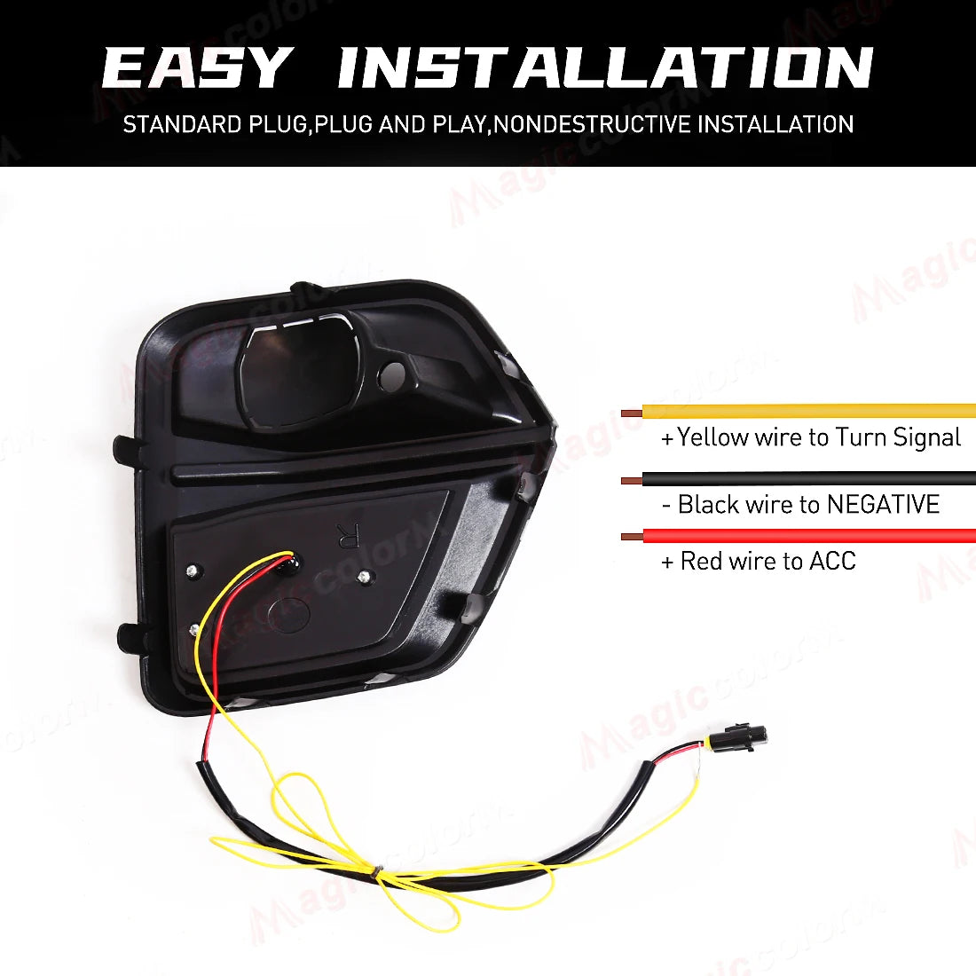 Car LED Driving Light Kit Daytime Running Lights DRL for Chevrolet Colorado 2023 2024 With Turn Signal Fog Lamp Cover