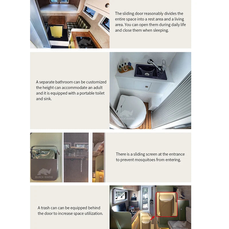 Luxury Outdoor Bed for Off-Road Truck Expedition Camper On-Sale Outdoor Travel & Camping Travel Trailers for Pickup