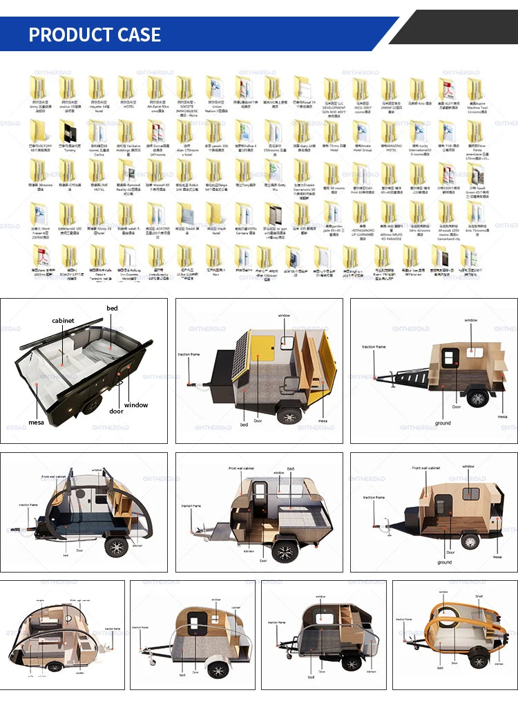 Luxury Outdoor Bed for Off-Road Truck Expedition Camper On-Sale Outdoor Travel & Camping Travel Trailers for Pickup