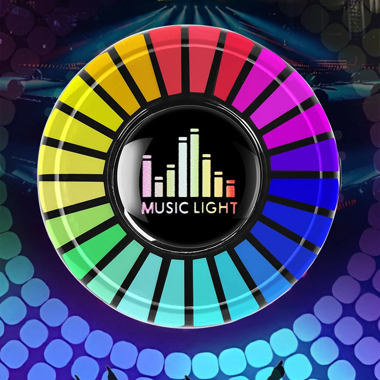 Decorative Car Mini Aromatherapy Atmosphere Light Interior air Outlet Perfume Voice-controlled Music RGB Rhythm Pickup Light