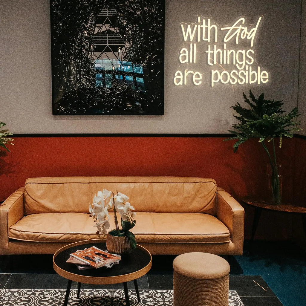 Jesus Cross Neon Sign Light, Led Neon Sign Bedroom Home Decoration Neon Sign, Wall Decor Christmas New Year Christian