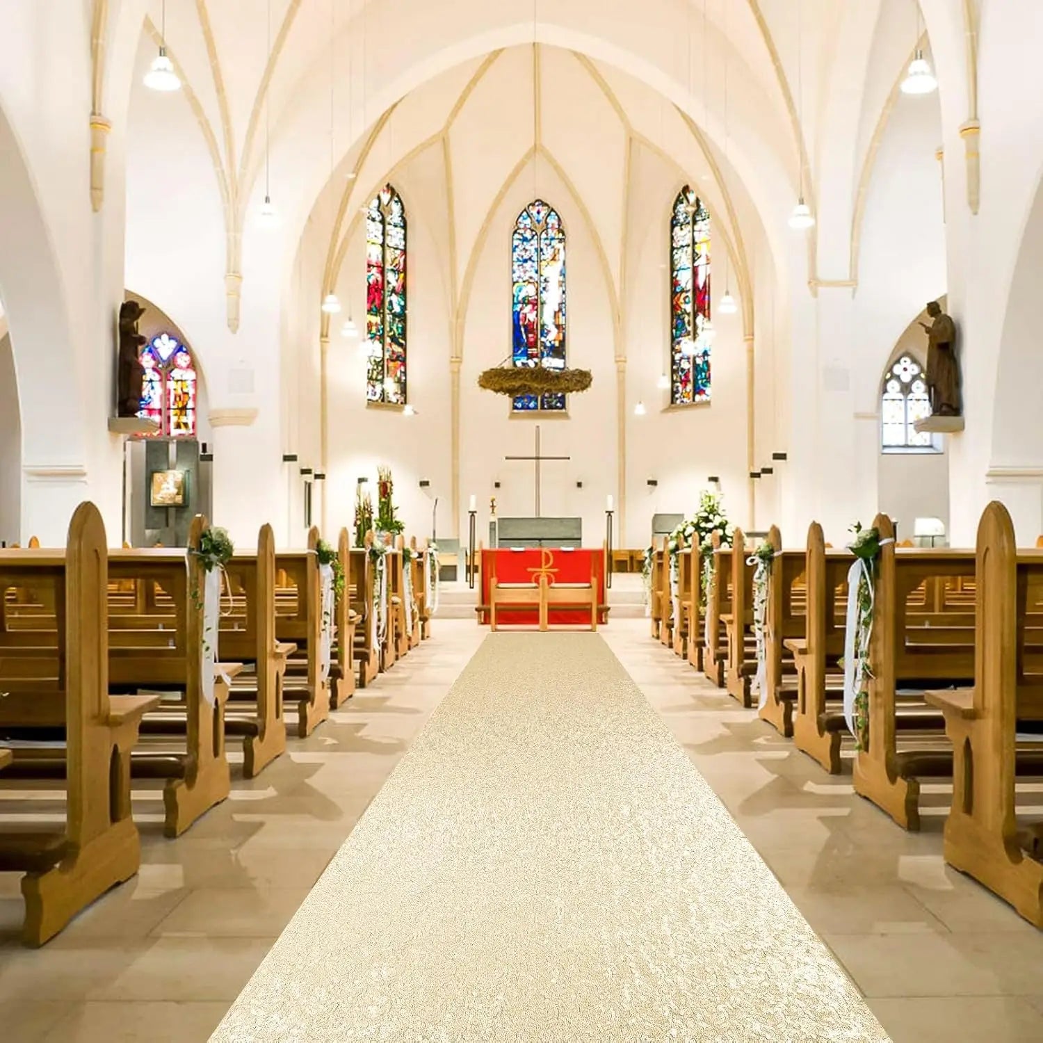 Gold Aisle Runners Carpet Runner for Party Glitter Runner Reusable Decor for Wedding Ceremony,Receptions,Events Christmas Decor