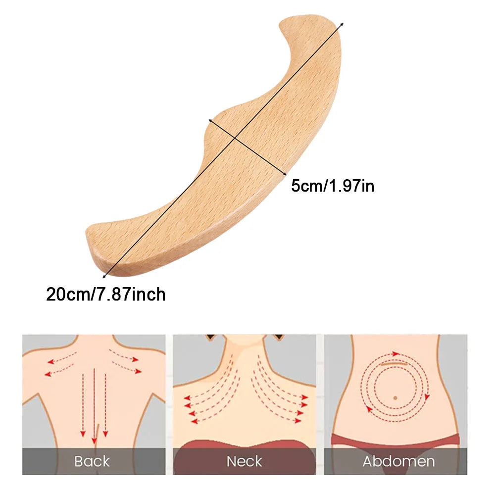 Professionals Foot Hand Massage Wooden Stick Reflexology Acupuncture Massager for Anti-Cellulite,Lymphatic Drainage,Muscle Relax