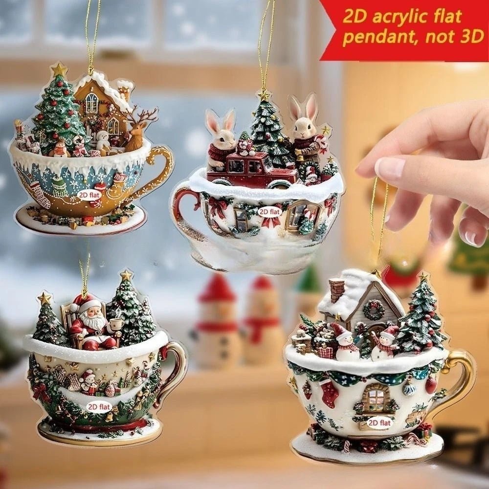 New Year's decor New Year's decorations for home Christmas tree decoration pendants Green plant decorations,home furnishings