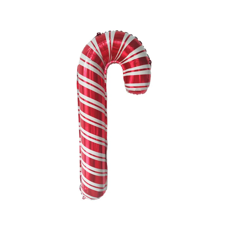 5pcs Big Christmas Candy Cane Stick Balloons Outdoor Candy Canes Decor for Xmas Decoration Supplies 2025 Navidad Decor supplies