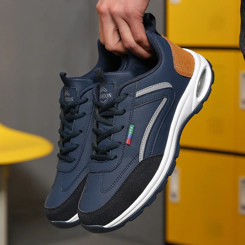 Men's High End Trendy Shoes Fashionable Comfortable Design Luxury Brand Thick Soled Shoes Comfortable Breathable Casual Sneakers