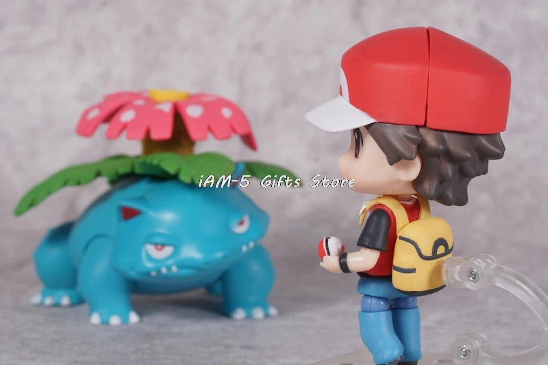 Pokemon PVC Action Figures Poke Ash Ketchum Trainers 425# Bulbasaur Squirtle Charmande pokemon Toys Cute Brinquedos Christmas