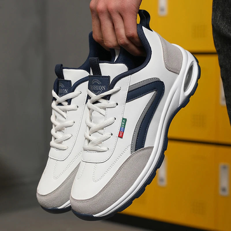 Men's High End Trendy Shoes Fashionable Comfortable Design Luxury Brand Thick Soled Shoes Comfortable Breathable Casual Sneakers