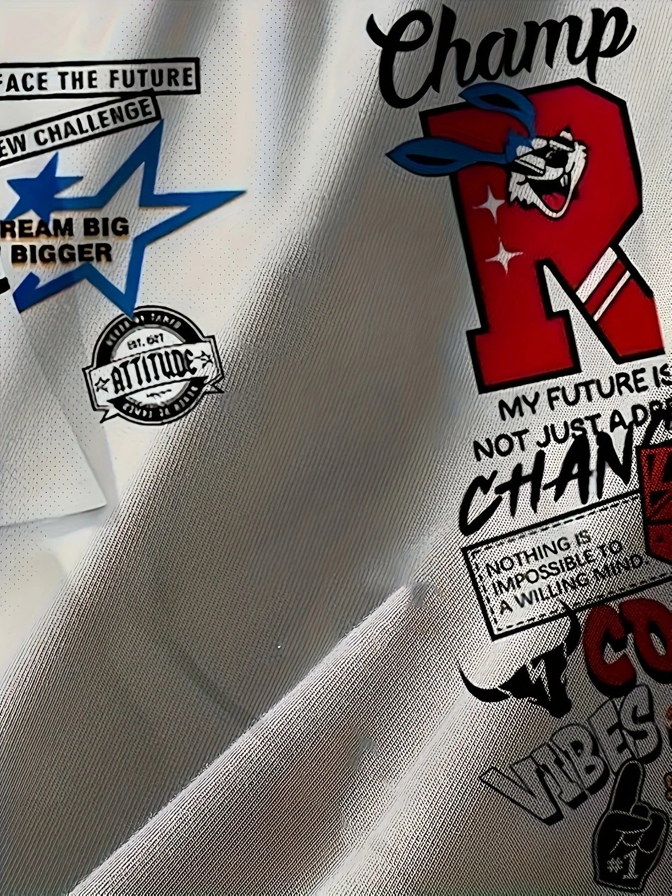 Men's Trendy Graphic Print T-Shirt - \