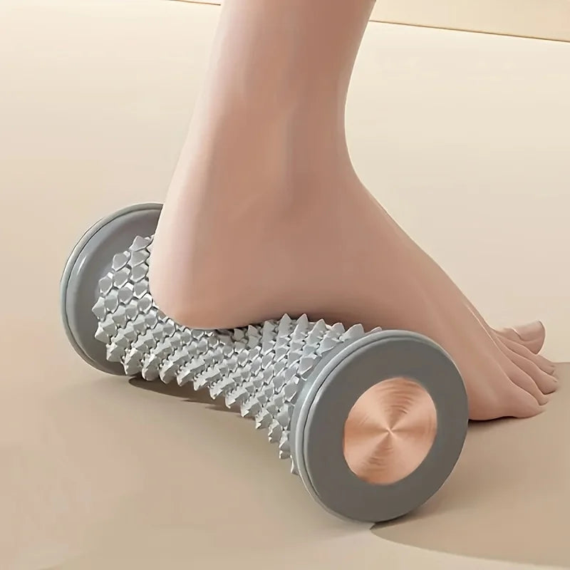 A massage device, specifically a foot massager, designed to alleviate muscle fatigue and discomfort in the feet.
