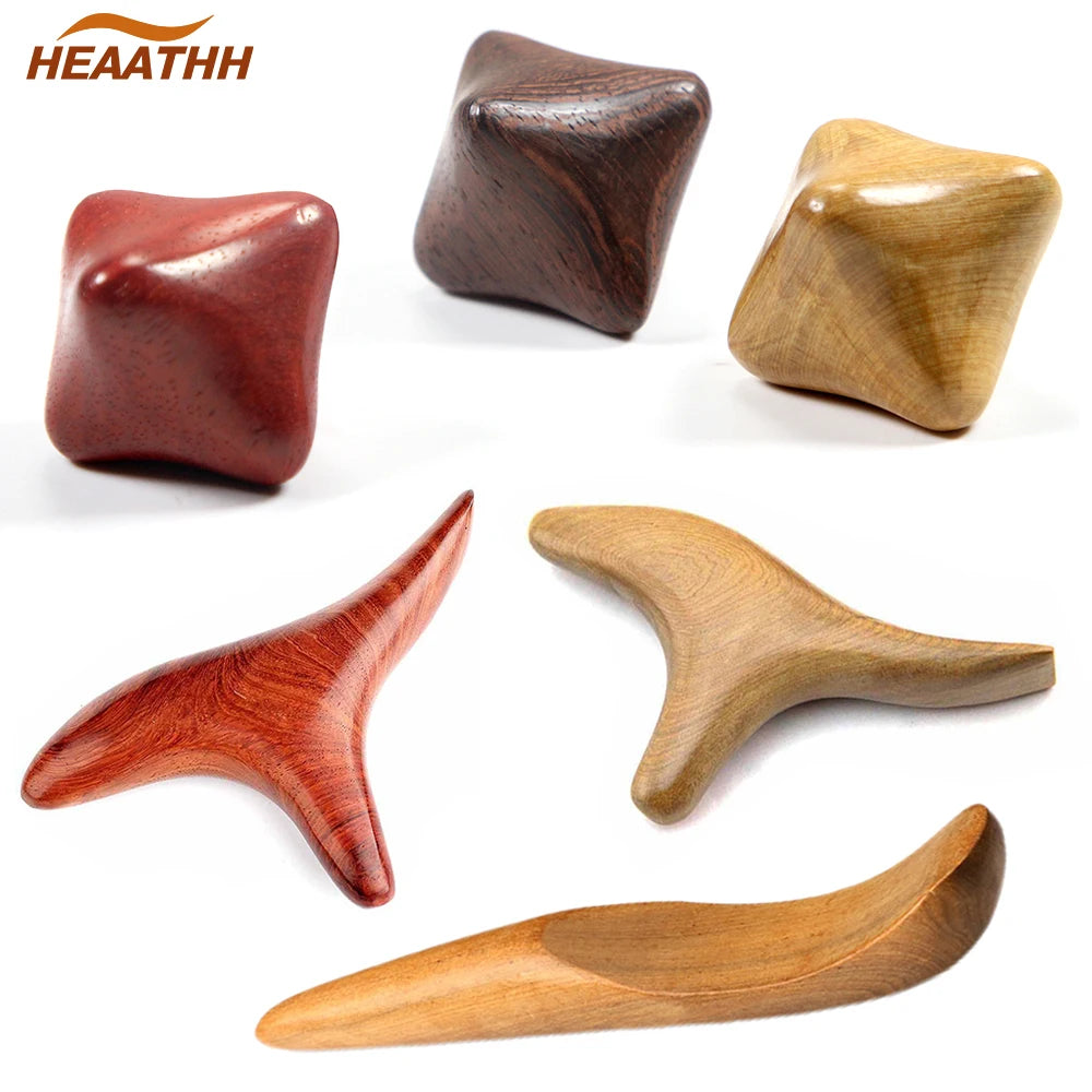 Professionals Foot Hand Massage Wooden Stick Reflexology Acupuncture Massager for Anti-Cellulite,Lymphatic Drainage,Muscle Relax