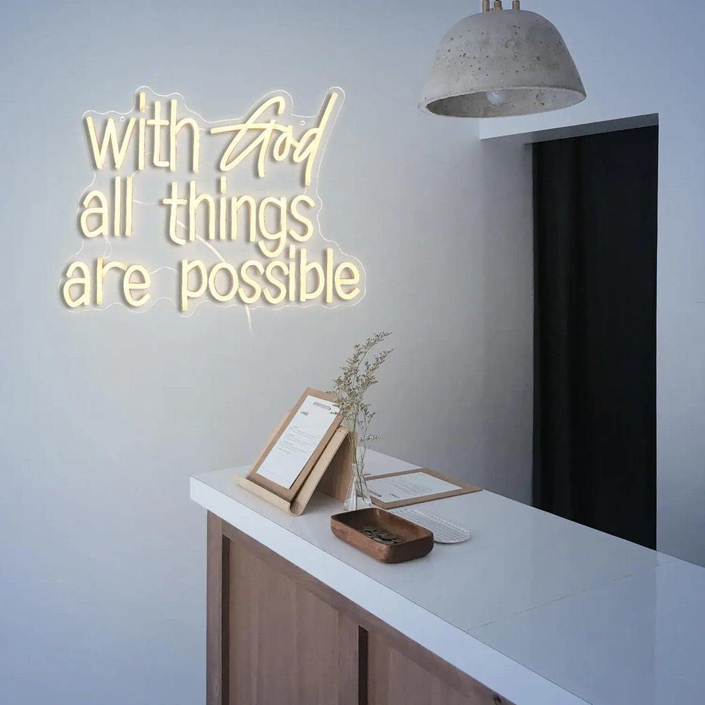 Jesus Cross Neon Sign Light, Led Neon Sign Bedroom Home Decoration Neon Sign, Wall Decor Christmas New Year Christian