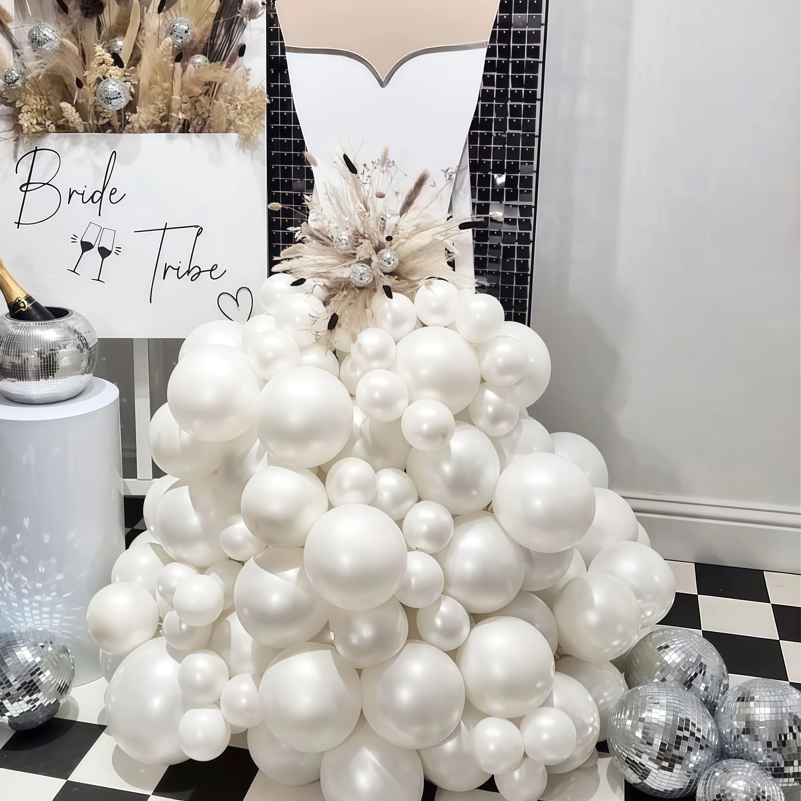 Pearl White,Balloon Arch Kit,Wedding,Birthday Party,Anniversary,Bridal Gift Party,Christmas,Retirement,Proposal,Decoration