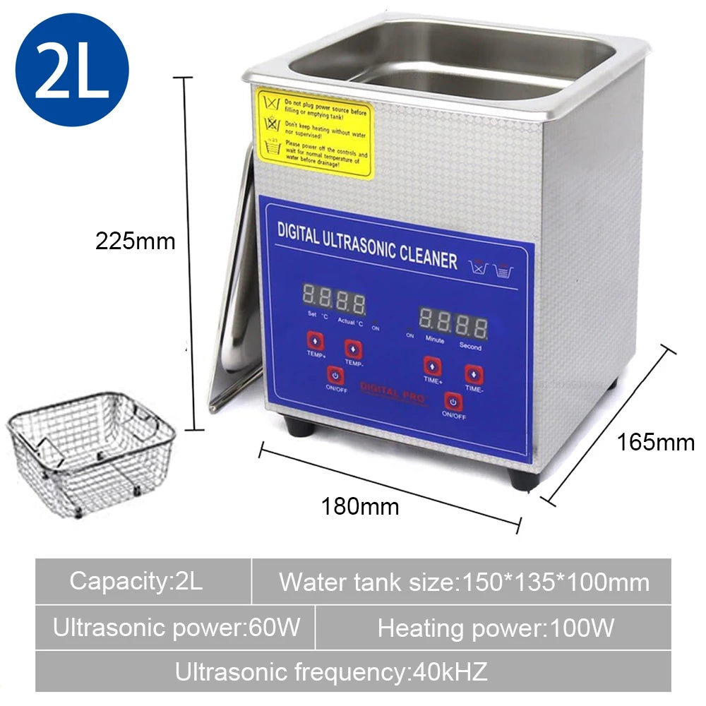 Ultrasonic Cleaner 2L 3L 6L 10L 15L 22L 30L Large Capacity Heated Cleaning Washing Machine Ultrasound Bath For Jewelry Glasses