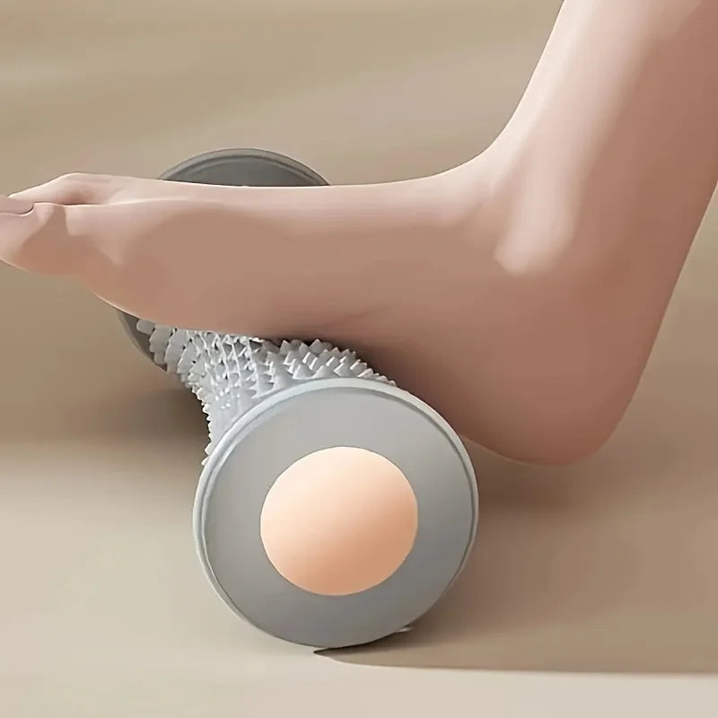 A massage device, specifically a foot massager, designed to alleviate muscle fatigue and discomfort in the feet.