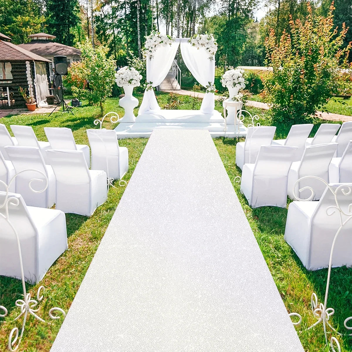 Red Wedding Carpet Glitter Runway Sparkling Wedding Birthday Party Event Decoration Outdoor Accessories Banquet Corridor Carpet