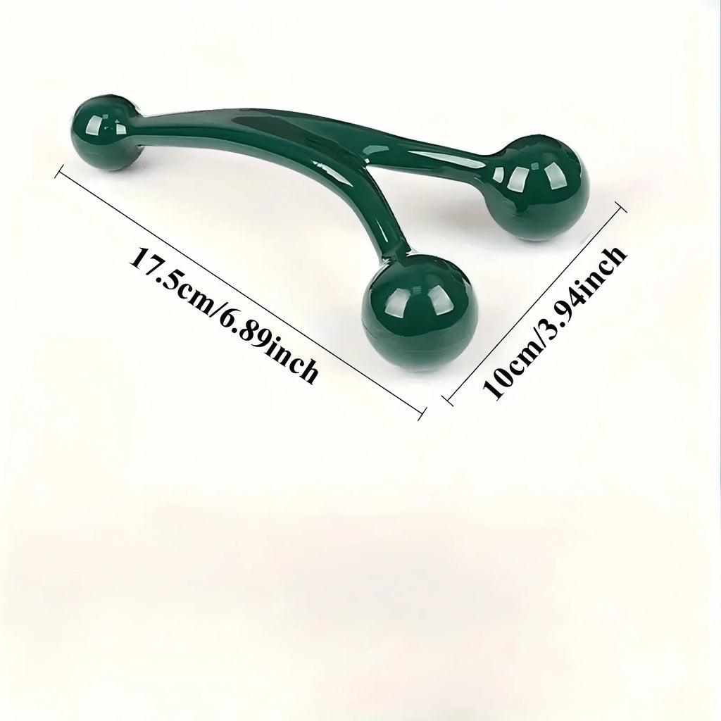 Manual massager Ergonomic design Durable plastic material Portable massage tool, suitable for use in offices and gyms