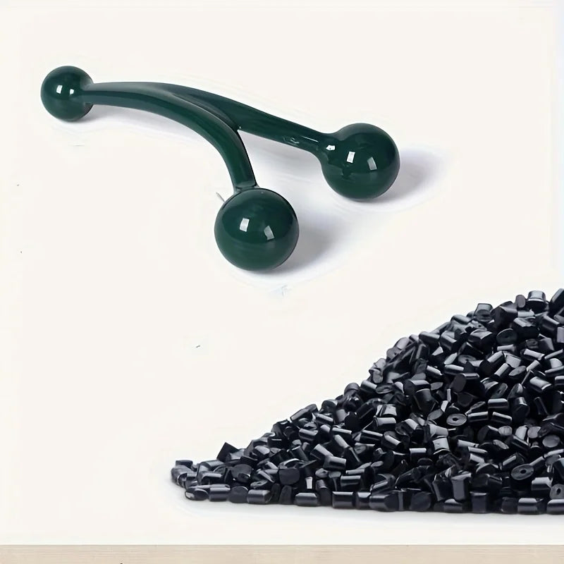 Manual massager Ergonomic design Durable plastic material Portable massage tool, suitable for use in offices and gyms