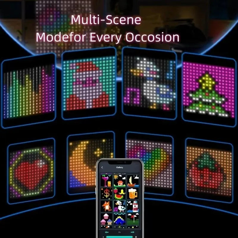 USB LED Smart Curtain Lights RGB Fairy Lights Bluetooth App Control DIY Music Sync Party Decor for Bedroom Window