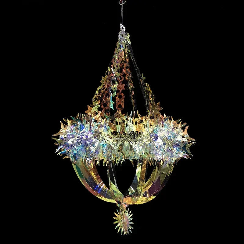 Christmas Decorations Home Decoration Multi-color chandelier Ornaments Neon Film Pendants Holiday Parties Weddings