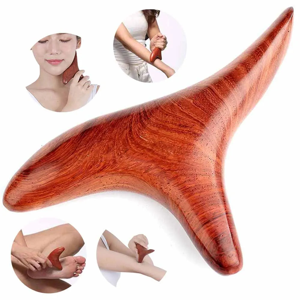 Professionals Foot Hand Massage Wooden Stick Reflexology Acupuncture Massager for Anti-Cellulite,Lymphatic Drainage,Muscle Relax