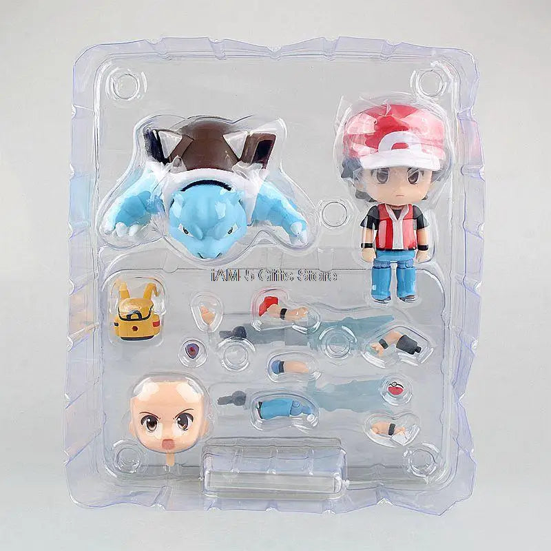 Pokemon PVC Action Figures Poke Ash Ketchum Trainers 425# Bulbasaur Squirtle Charmande pokemon Toys Cute Brinquedos Christmas
