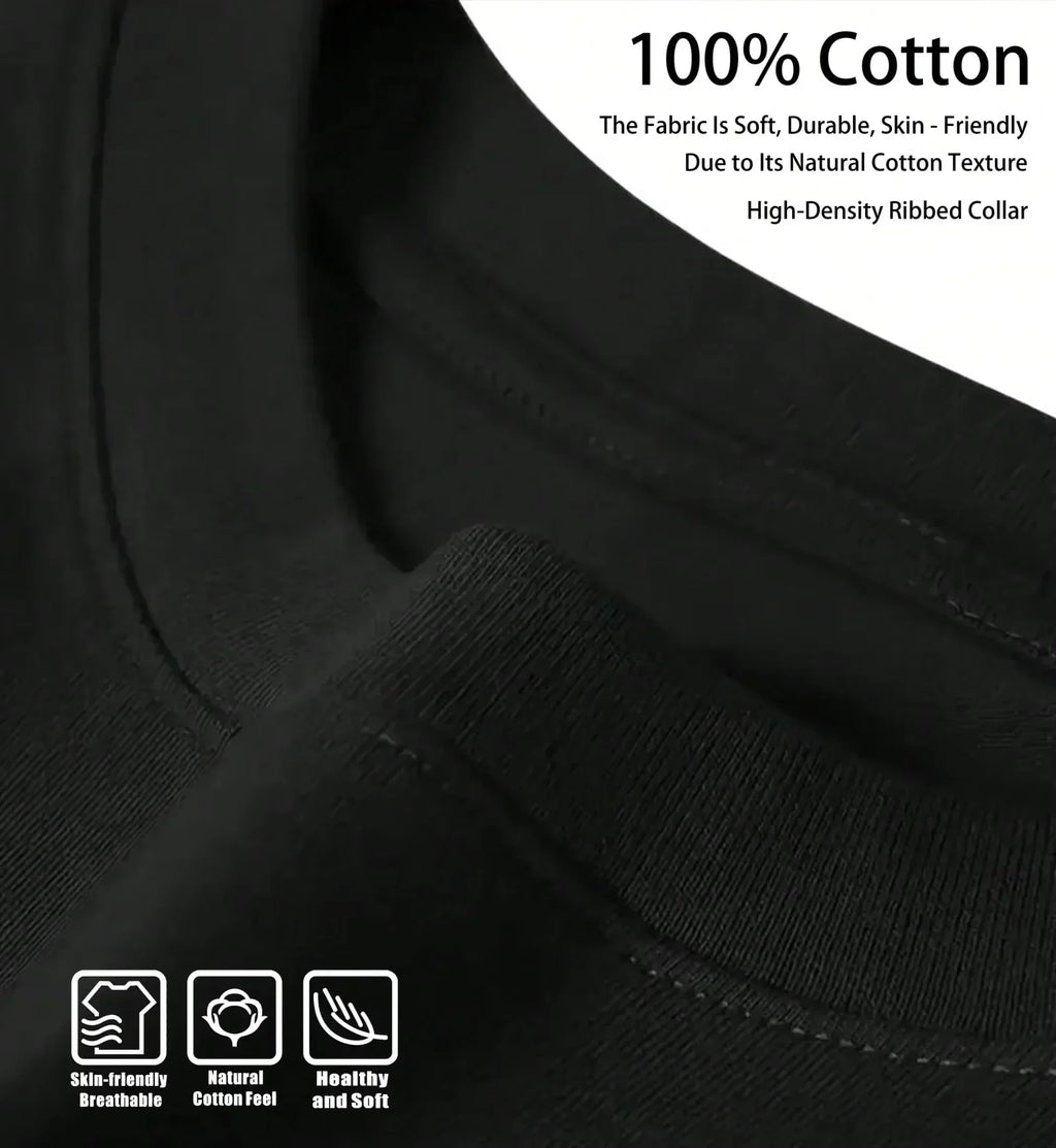 Retro Red Dead Redemption 2 Graphic Men's and Women's Fashion Trend 2025 Summer Print 100% Pure Cotton Loose Casual T-shirt