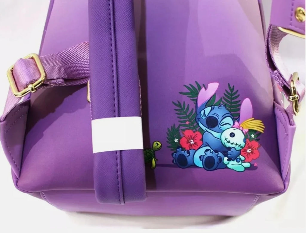 Lilo & Stitch Scrump Reading Mini Backpack Children Backpack Pu Leather Student Backpack Stationery Christmas Gift