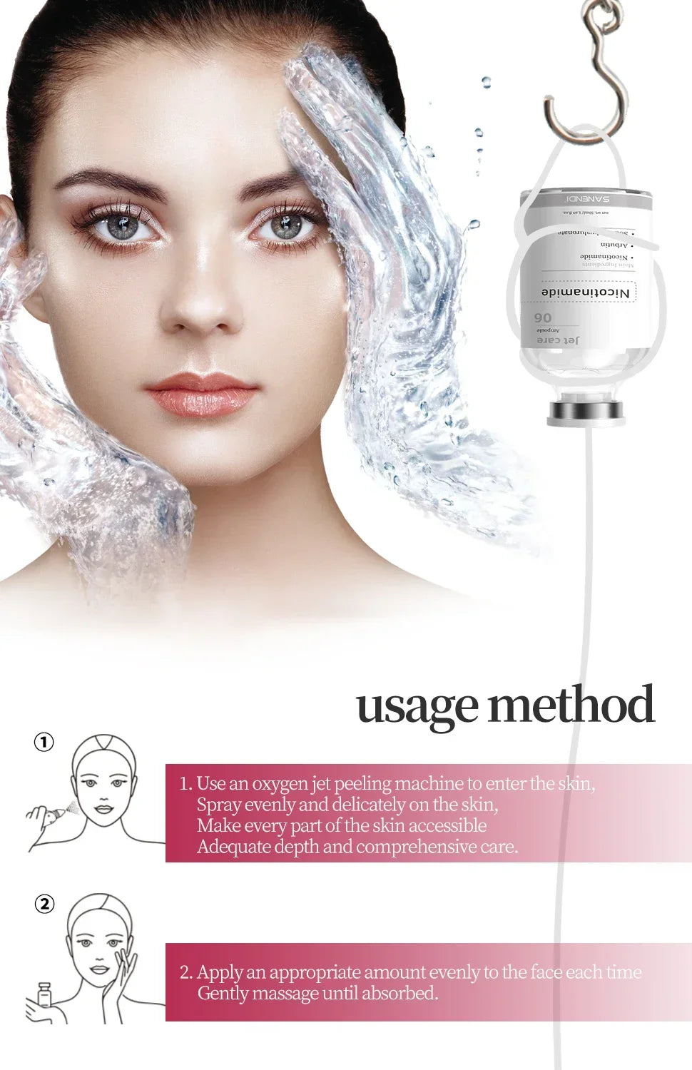 ✨ Kit d’Ampoules Professionnelles SANWEI — Soin Intense et Haute Pénétration pour une Peau Parfaite ✨