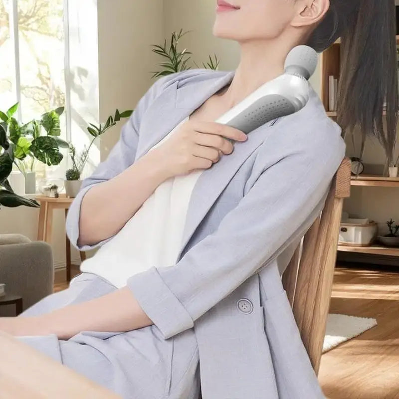 Professional 5-Speed Massage Stick: Portable USB-C Design with High-Frequency Vibration for Deep Tissue Relief