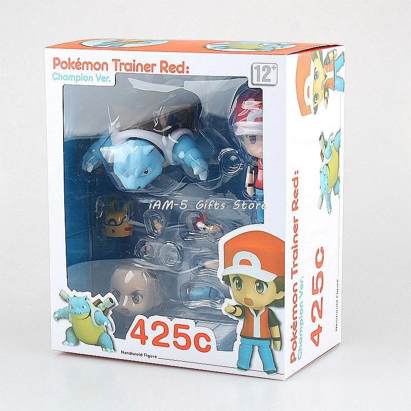 Pokemon PVC Action Figures Poke Ash Ketchum Trainers 425# Bulbasaur Squirtle Charmande pokemon Toys Cute Brinquedos Christmas