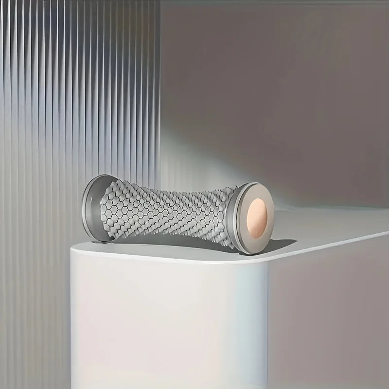 A massage device, specifically a foot massager, designed to alleviate muscle fatigue and discomfort in the feet.