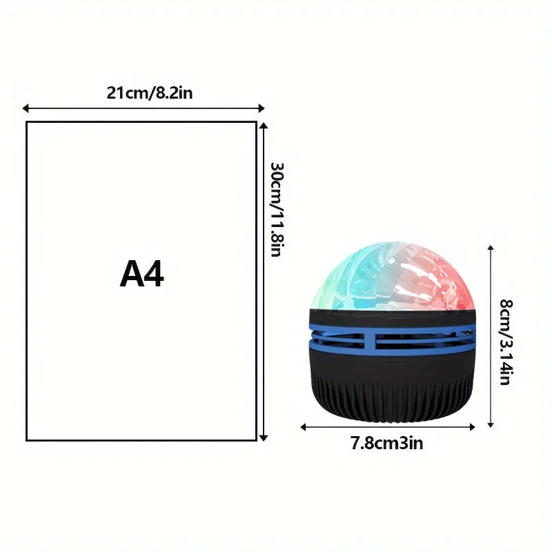 LED Northern Lights Projector Light 7 Modes Starry Sky Night Light with Remote USB Plug-in Auto Rotate for Bedroom Ceiling Party